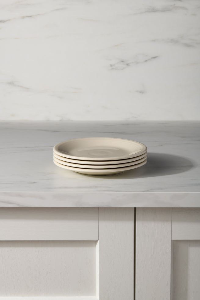 Fiesta Dinnerware - Linen Set of 4 Classic Rim 7 1/4 Inch Salad Plate - Linen Set of 4 Classic Rim 7 1/4 Inch Salad Plate - Image 2
