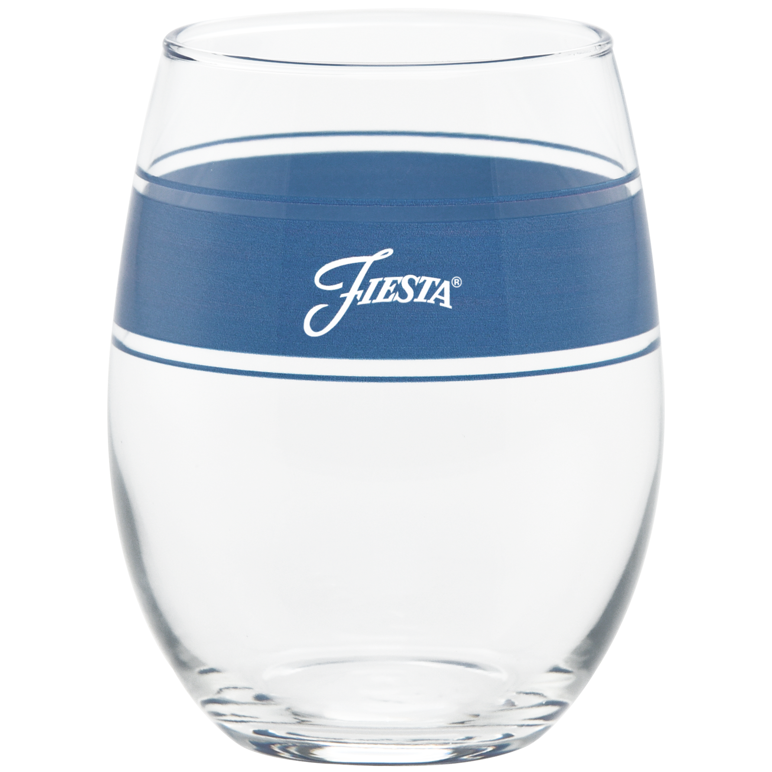 Fiesta Dinnerware - Coastal Blues 15 oz. Frame Stemless Wine Mixed Color, Set of 4 - Coastal Blues 15 oz. Frame Stemless Wine Mixed Color, Set of 4 - Image 4