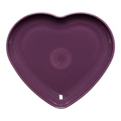 Fiesta Dinnerware - Retired Fiesta 9 Inch Heart Shaped Plate - Retired Fiesta 9 Inch Heart Shaped Plate