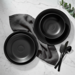 Alternative view of Fiesta Dinnerware - Classic Rim 3-Piece Place Setting, Service for 1 Foundry - Classic Rim 3-Piece Place Setting, Service for 1 Foundry
