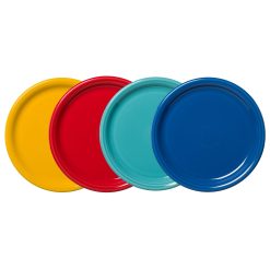 Fiesta Dinnerware - Mixed Vibrant Bistro Coupe 10 1/2 Inch Dinner Plate, Set of 4 - Mixed Vibrant Bistro Coupe 10 1/2 Inch Dinner Plate, Set of 4