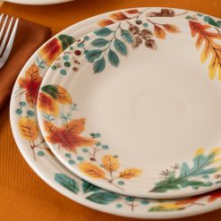 Alternative view of Fiesta Dinnerware - Autumn Fields Classic Rim 9 Inch Luncheon Plate - Autumn Fields Classic Rim 9 Inch Luncheon Plate