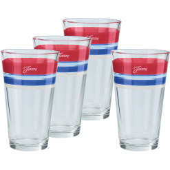 Fiesta Dinnerware - Americana 16 oz. Edgeline Cooler Glass - Set of 4 - Americana 16 oz. Edgeline Cooler Glass - Set of 4