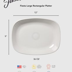 Alternative view of Fiesta Dinnerware - New Retired Fiesta 12 Inch Large Rectangular Platter - New Retired Fiesta 12 Inch Large Rectangular Platter