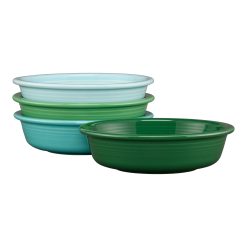 Fiesta Dinnerware - Mixed Aegean Classic Rim 6 7/8 Inch Cereal Bowl 19 oz, Set of 4 - Mixed Aegean Classic Rim 6 7/8 Inch Cereal Bowl 19 oz, Set of 4