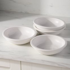 Alternative view of Fiesta Dinnerware - White Set of 4 Classic Rim 8 3/8-Inch 34OZ Pasta Bowls - White Set of 4 Classic Rim 8 3/8-Inch 34OZ Pasta Bowls