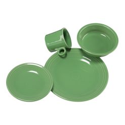 Fiesta Dinnerware - Classic Rim 4-Piece Place Setting, Service for 1 - Classic Rim 4-Piece Place Setting, Service for 1