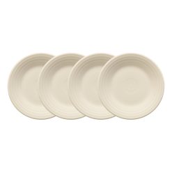 Fiesta Dinnerware - Linen Set of 4 Classic Rim 9 Inch Luncheon Plate - Linen Set of 4 Classic Rim 9 Inch Luncheon Plate