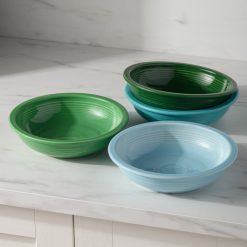 Alternative view of Fiesta Dinnerware - Mixed Aegean Classic Rim 8 3/8-Inch 34OZ Pasta Bowls, Set of 4 - Mixed Aegean Classic Rim 8 3/8-Inch 34OZ Pasta Bowls, Set of 4