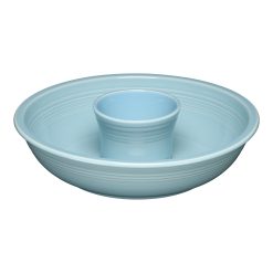 Fiesta Dinnerware - Sky 2-Piece Chip and Dip Set 12 7/8 Inch - Sky 2-Piece Chip and Dip Set 12 7/8 Inch