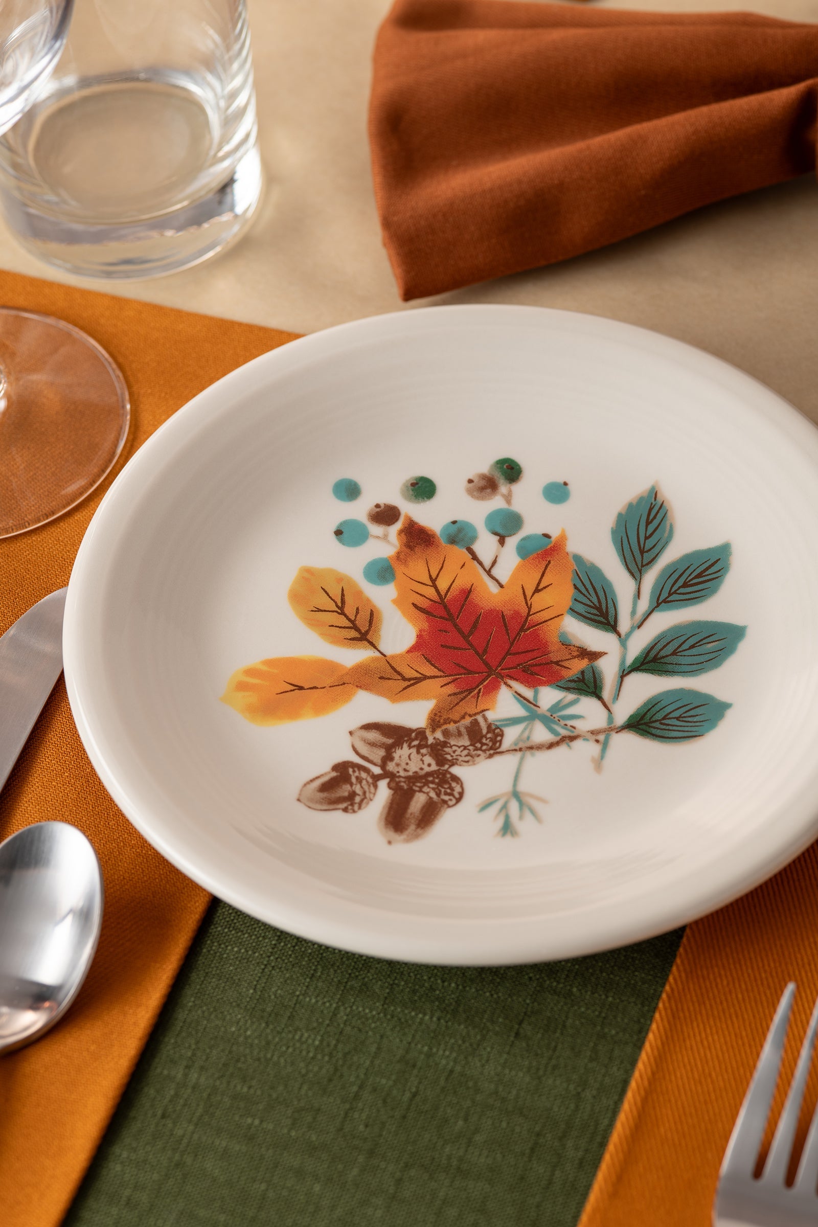 Fiesta Dinnerware - Autumn Fields Classic Rim 7 1/4 Inch Salad Plate - Autumn Fields Classic Rim 7 1/4 Inch Salad Plate - Image 3