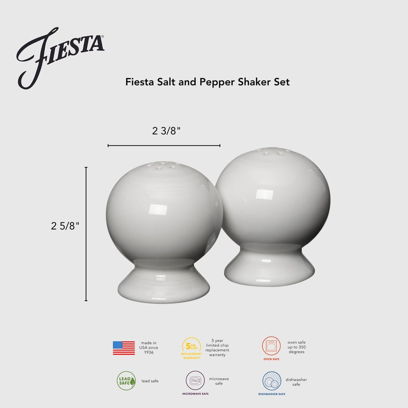 Fiesta Dinnerware - Botanical Floral Lavender 2 5/8 Inch Salt and Pepper Shaker Set - Botanical Floral Lavender 2 5/8 Inch Salt and Pepper Shaker Set - Image 4