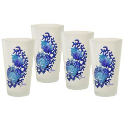 Fiesta Dinnerware - Retired 16 oz. Fiesta® Coastal Frosted Cooler, Set of 4 - Retired 16 oz. Fiesta® Coastal Frosted Cooler, Set of 4