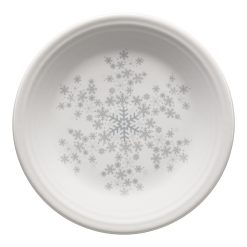 Fiesta Dinnerware - White Snowflake Classic Rim 7 1/4 Inch Salad Plate - White Snowflake Classic Rim 7 1/4 Inch Salad Plate