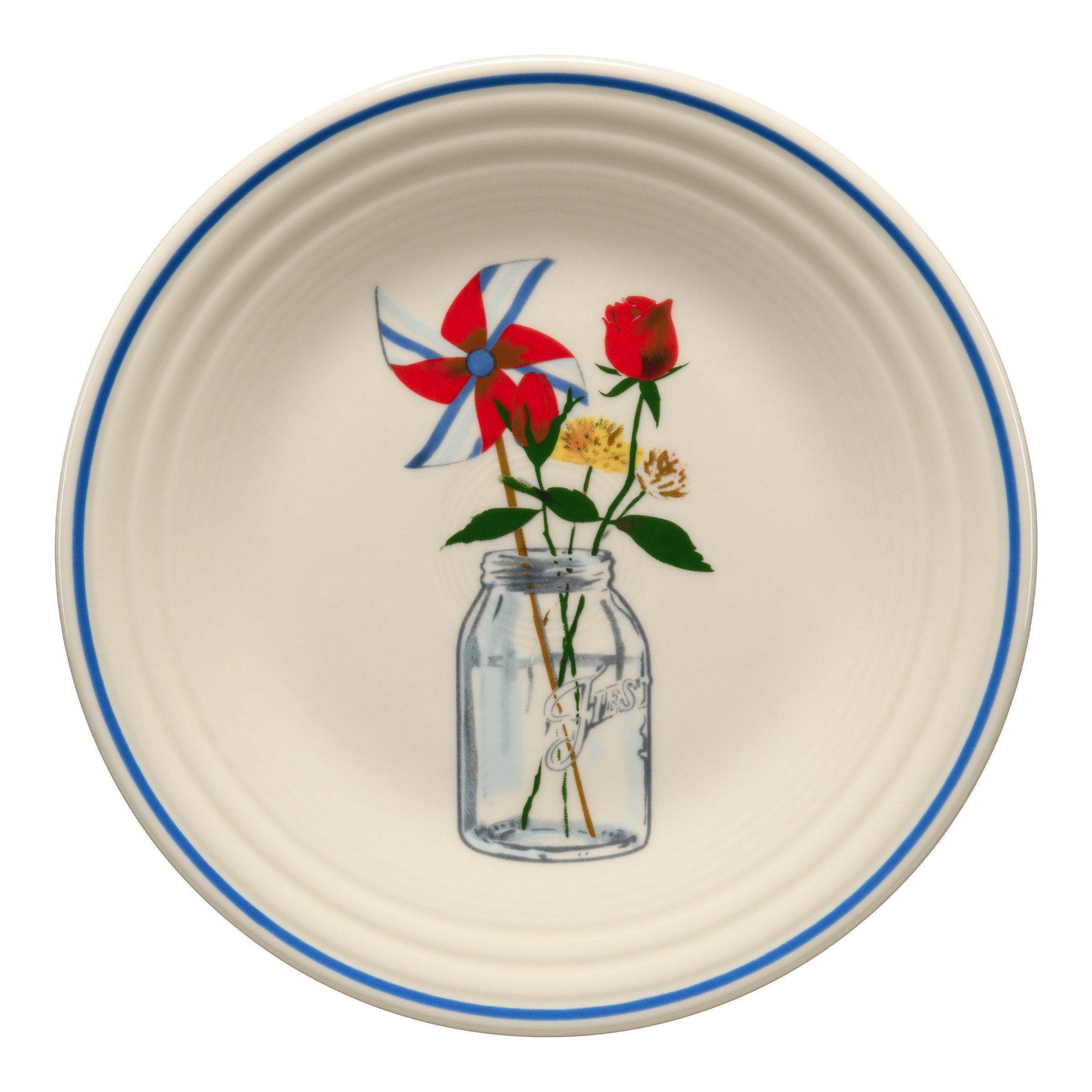 Fiesta Dinnerware - Americana Mason Jar Classic Rim 9 Inch Luncheon Plate - Americana Mason Jar Classic Rim 9 Inch Luncheon Plate
