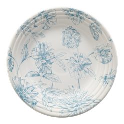 Fiesta Dinnerware - Botanical Floral Sky Classic Rim 9 Inch Luncheon Plate - Botanical Floral Sky Classic Rim 9 Inch Luncheon Plate