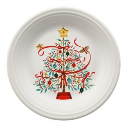 Fiesta Dinnerware - Holly Berry Christmas Tree Classic Rim 10 1/2 Inch Dinner Plate - Holly Berry Christmas Tree Classic Rim 10 1/2 Inch Dinner Plate