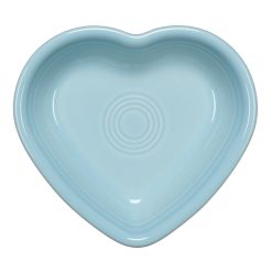 Fiesta Dinnerware - Sky Small Heart Bowl - Sky Small Heart Bowl