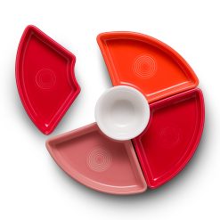 Alternative view of Fiesta Dinnerware - Sunset Horizon 5-Piece Mixed Colors Entertaining Set 8 1/5 Inch - Sunset Horizon 5-Piece Mixed Colors Entertaining Set 8 1/5 Inch