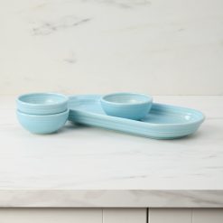 Alternative view of Fiesta Dinnerware - Fiesta 4-Piece Condiment Set Sky - Fiesta 4-Piece Condiment Set Sky