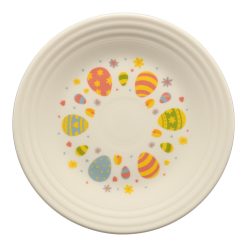 Fiesta Dinnerware - Fiesta Easter Eggs Classic Rim 9 Inch Luncheon Plate - Fiesta Easter Eggs Classic Rim 9 Inch Luncheon Plate