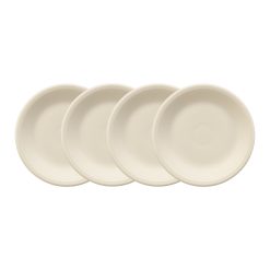 Fiesta Dinnerware - Linen Set of 4 Classic Rim 7 1/4 Inch Salad Plate - Linen Set of 4 Classic Rim 7 1/4 Inch Salad Plate