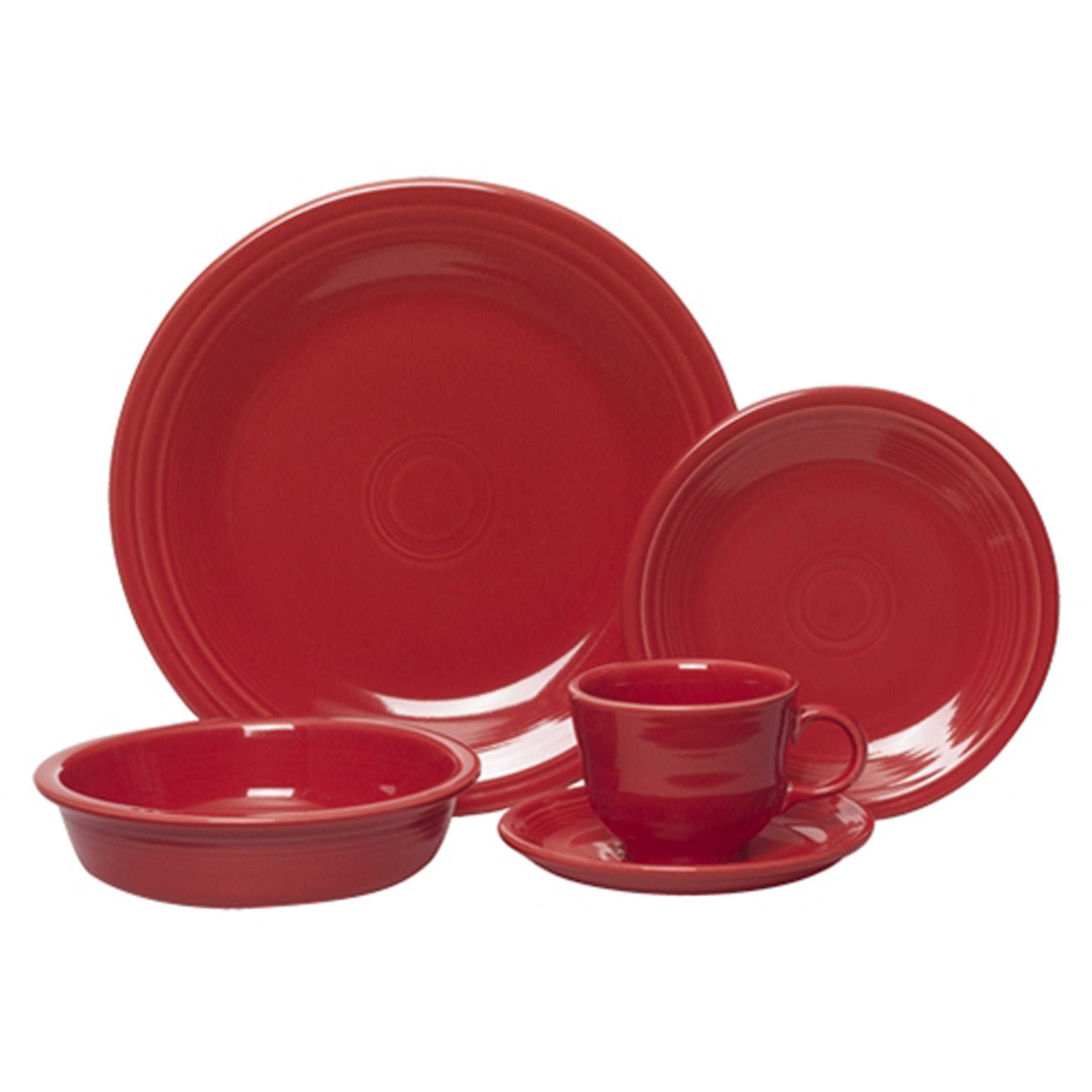 Fiesta Dinnerware - New Retired Classic Rim 5-Piece Place Setting, Service for 1 - New Retired Classic Rim 5-Piece Place Setting, Service for 1 - Image 7
