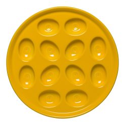 Fiesta Dinnerware - New Retired Round Egg Serving Platter 11 1/4 Inch - New Retired Round Egg Serving Platter 11 1/4 Inch