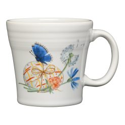 Fiesta Dinnerware - New Retired Breezy Floral Easter 15 OZ Tapered Mug - New Retired Breezy Floral Easter 15 OZ Tapered Mug