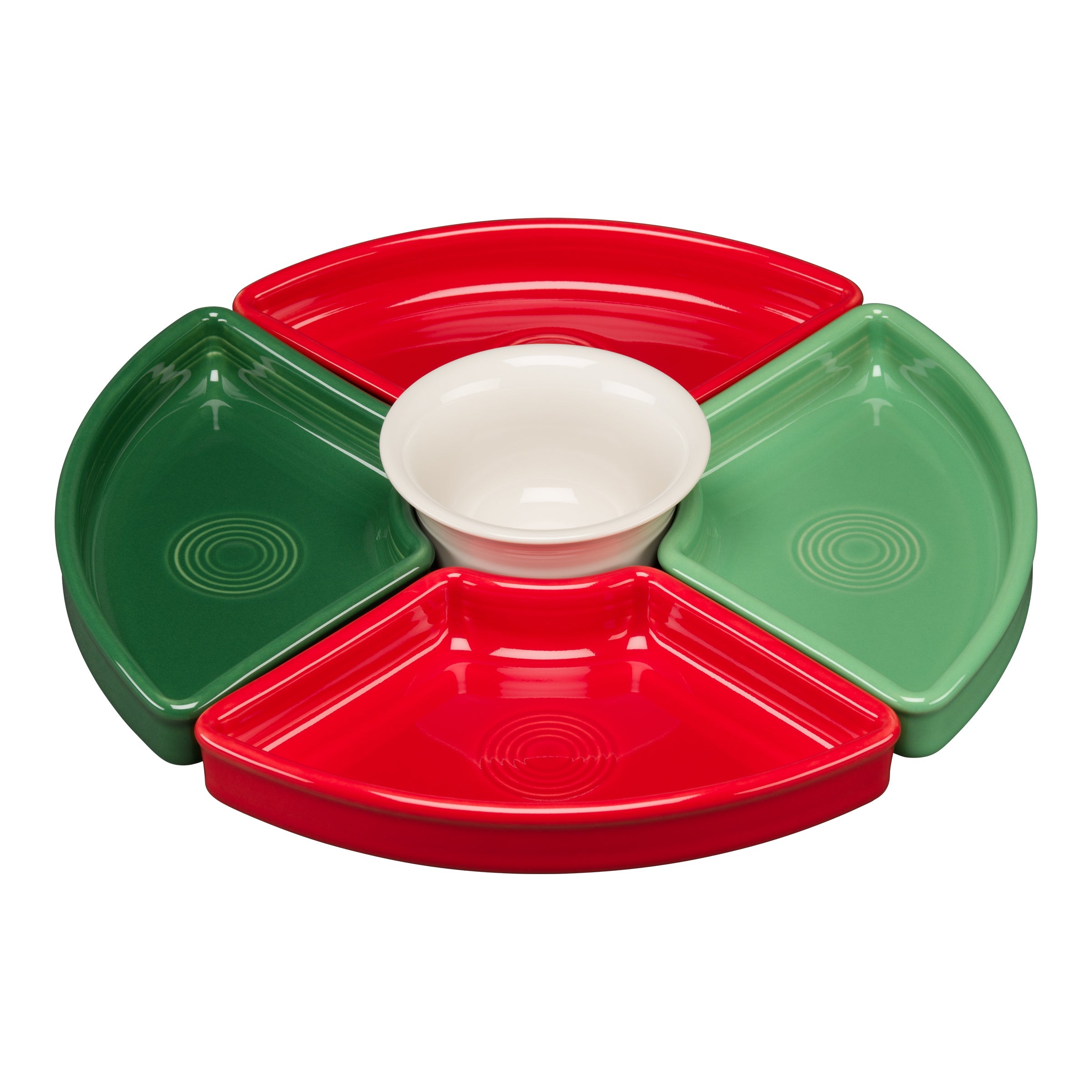 Fiesta Dinnerware - Christmas Mixed Color 5-Piece Color Entertaining Set 8 1/5 Inch - Christmas Mixed Color 5-Piece Color Entertaining Set 8 1/5 Inch - Image 2