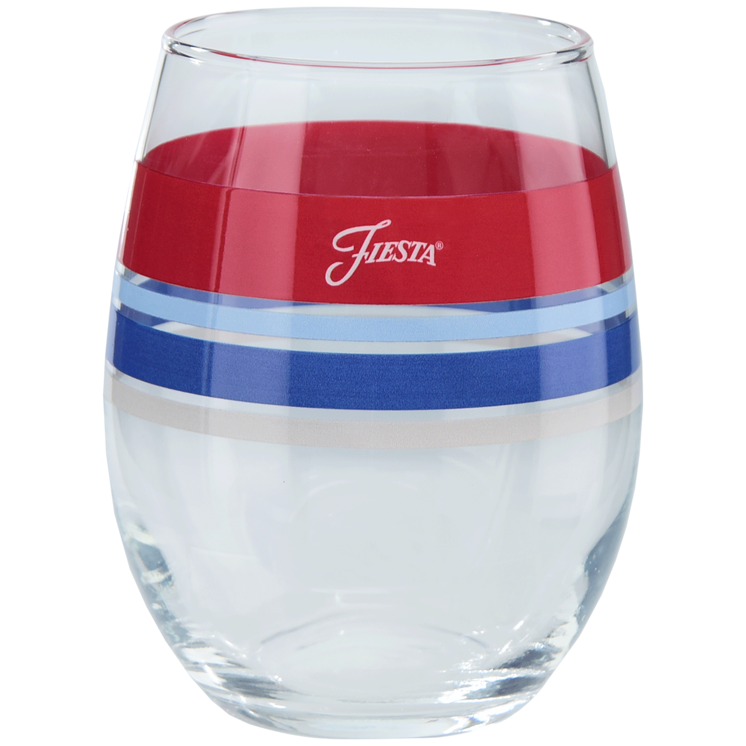 Fiesta Dinnerware - Americana 15 oz. Edgeline Stemless Wine, Set of 4 - Americana 15 oz. Edgeline Stemless Wine, Set of 4 - Image 2