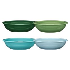 Fiesta Dinnerware - Mixed Aegean Classic Rim 8 3/8-Inch 34OZ Pasta Bowls, Set of 4 - Mixed Aegean Classic Rim 8 3/8-Inch 34OZ Pasta Bowls, Set of 4
