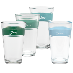 Fiesta Dinnerware - Aegean 16 oz. Frame Cooler Mixed Color - Set of 4 - Aegean 16 oz. Frame Cooler Mixed Color - Set of 4