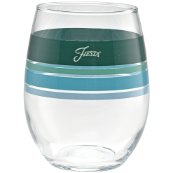 Alternative view of Fiesta Dinnerware - Mixed Aegean 15 oz. Edgeline Stemless Wine, Set of 4 - Mixed Aegean 15 oz. Edgeline Stemless Wine, Set of 4