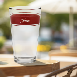 Alternative view of Fiesta Dinnerware - 16 oz. Fiesta® Frame Cooler Scarlet - Set of 4 - 16 oz. Fiesta® Frame Cooler Scarlet - Set of 4