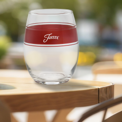 Alternative view of Fiesta Dinnerware - 15 oz. Fiesta® Frame Stemless Wine Scarlet, Set of 4 - 15 oz. Fiesta® Frame Stemless Wine Scarlet, Set of 4
