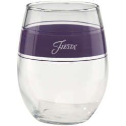 Alternative view of Fiesta Dinnerware - Lavender 15 oz. Frame Stemless Glass, Set of 4 - Lavender 15 oz. Frame Stemless Glass, Set of 4