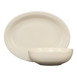 Alternative view of Fiesta Dinnerware - 2-Piece Serve Set 11 5/8 Inch Oval Platter & 38 OZ Bistro Bowl - 2-Piece Serve Set 11 5/8 Inch Oval Platter & 38 OZ Bistro Bowl