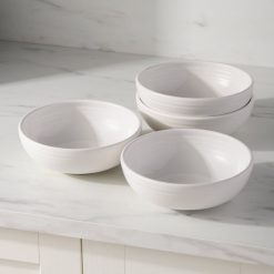 Alternative view of Fiesta Dinnerware - White Set of 4 Bistro Coupe 7 5/8-Inch 38OZ Medium Bowls - White Set of 4 Bistro Coupe 7 5/8-Inch 38OZ Medium Bowls