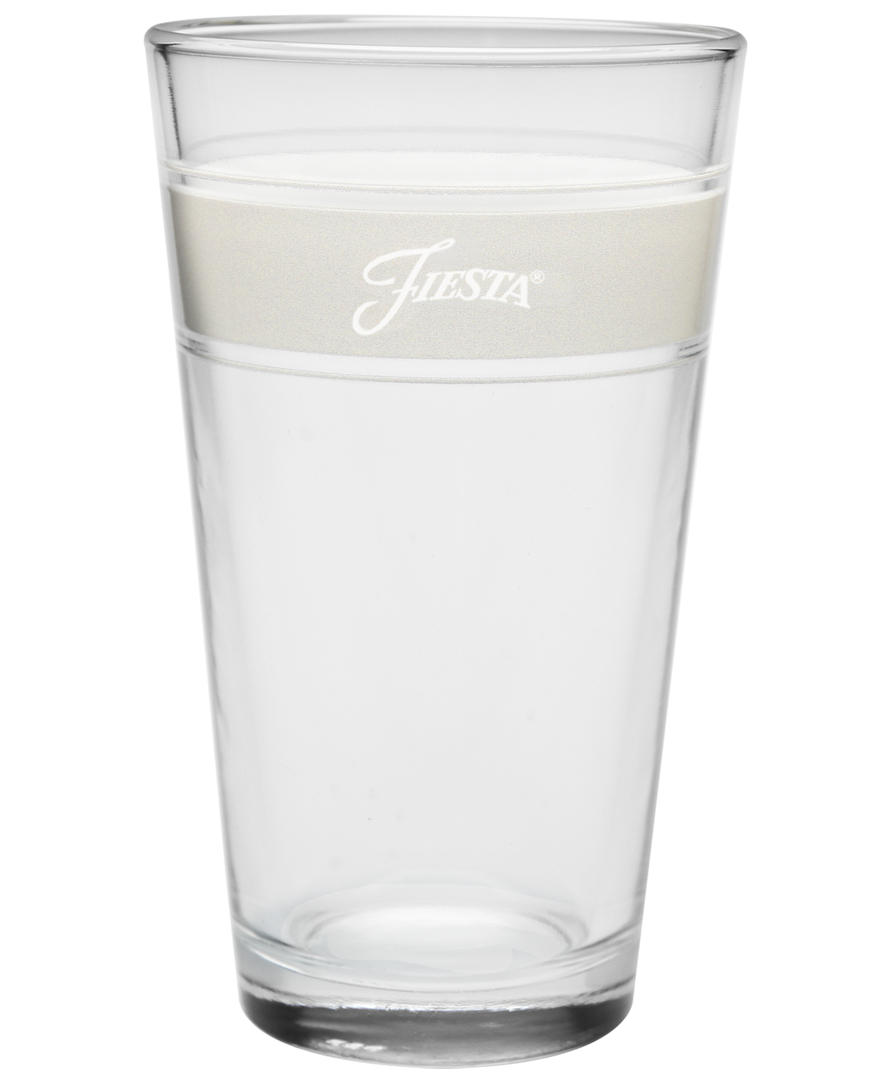 Fiesta Dinnerware - Linen 16 oz. Frame Cooler Glass - Set of 4 - Linen 16 oz. Frame Cooler Glass - Set of 4 - Image 2