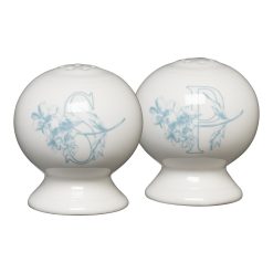 Fiesta Dinnerware - Botanical Floral Sky 2 5/8 Inch Salt and Pepper Shaker Set - Botanical Floral Sky 2 5/8 Inch Salt and Pepper Shaker Set