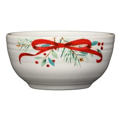 Fiesta Dinnerware - Holly Berry Christmas Garland Bistro Coupe 5 1/2 Inch Cereal Bowl 22 OZ - Holly Berry Christmas Garland Bistro Coupe 5 1/2 Inch Cereal Bowl 22 OZ