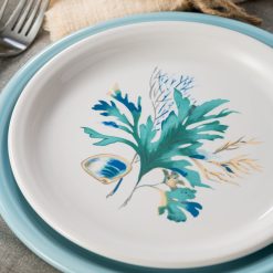 Alternative view of Fiesta Dinnerware - New Retired Coastal Shores Bistro Coupe 9 Inch Luncheon Plate - New Retired Coastal Shores Bistro Coupe 9 Inch Luncheon Plate