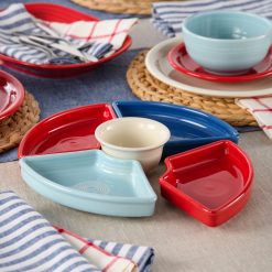 Alternative view of Fiesta Dinnerware - Americana 5-Piece Mixed Colors Entertaining Set 8 1/5 Inch - Americana 5-Piece Mixed Colors Entertaining Set 8 1/5 Inch