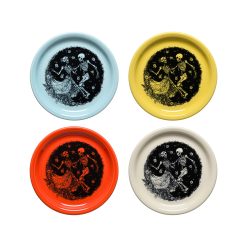 Fiesta Dinnerware - Mixed Skeleton Duet Bistro Coupe 9 Inch Luncheon Plate, Set of 4 - Mixed Skeleton Duet Bistro Coupe 9 Inch Luncheon Plate, Set of 4