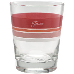 Alternative view of Fiesta Dinnerware - Sunset Horizon Edgeline Tapered Double Old Fashion Glass Mixed, Set of 4 - Sunset Horizon Edgeline Tapered Double Old Fashion Glass Mixed, Set of 4
