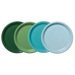 Fiesta Dinnerware - Mixed Aegean Bistro Coupe 10 1/2 Inch Dinner Plate, Set of 4 - Mixed Aegean Bistro Coupe 10 1/2 Inch Dinner Plate, Set of 4