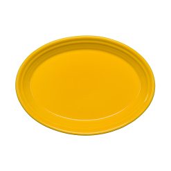 Alternative view of Fiesta Dinnerware - Fiesta 9 5/8 Inch Small Oval Serving Platter - Fiesta 9 5/8 Inch Small Oval Serving Platter