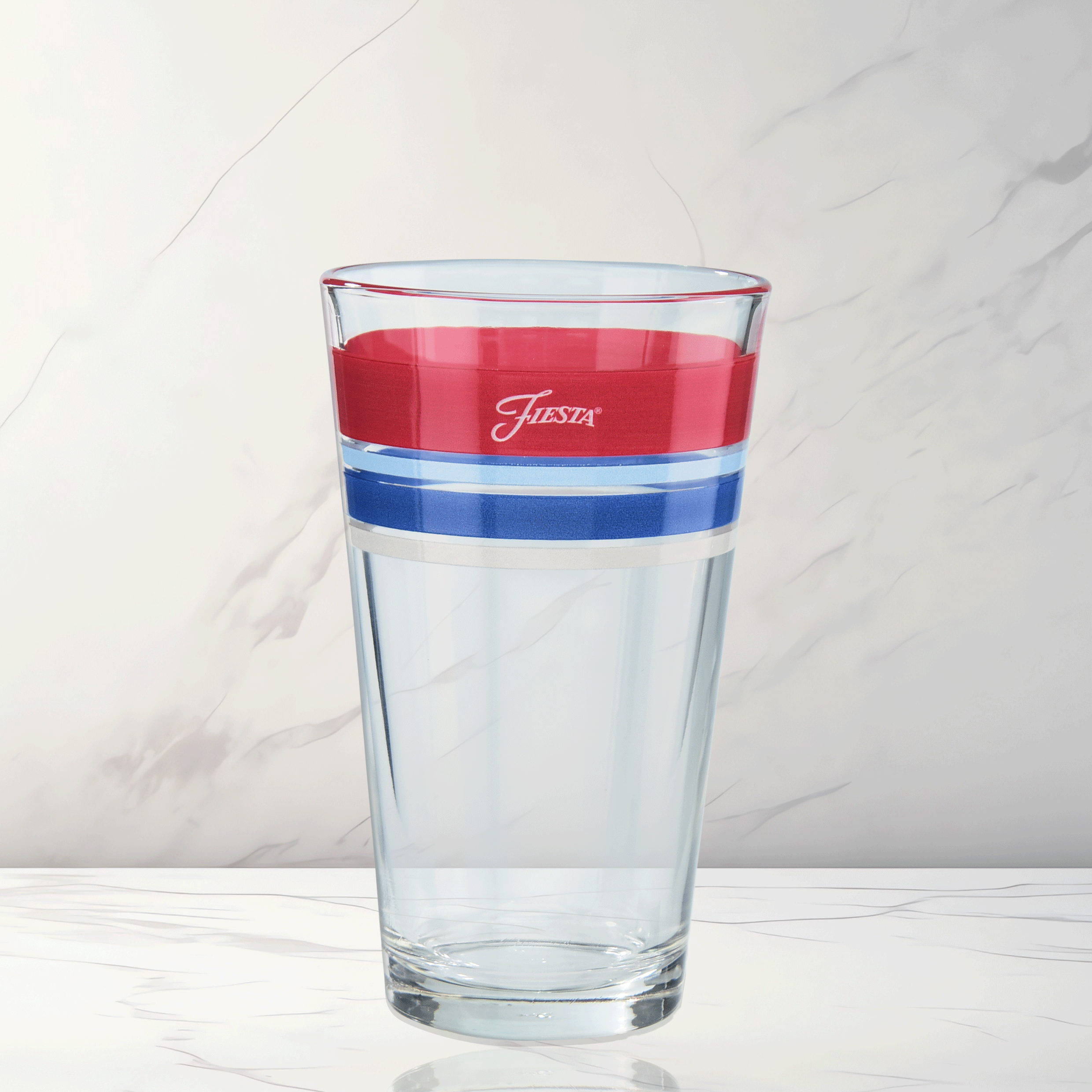 Fiesta Dinnerware - Americana 16 oz. Edgeline Cooler Glass - Set of 4 - Americana 16 oz. Edgeline Cooler Glass - Set of 4 - Image 3