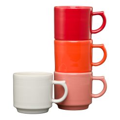 Fiesta Dinnerware - Sunset Horizon 16 OZ Set of 4 Mixed Stackable Mug Set - Sunset Horizon 16 OZ Set of 4 Mixed Stackable Mug Set